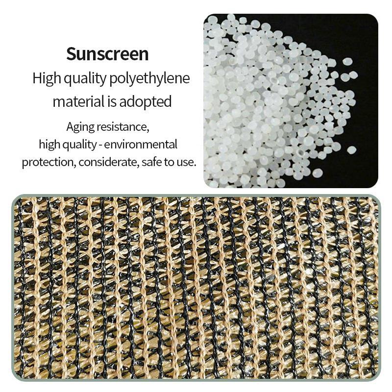 Outdoor Patio Sun Shade Sail Rectangle Garden Sunshade Net Garden Balcony Net Summer Anti-UV Sun Shelter Awning Car Canopy