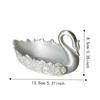 Nordic Style Swan Trinket Holder 3D Printed Key Ring Holder Sundries Storage Tray  Entryway