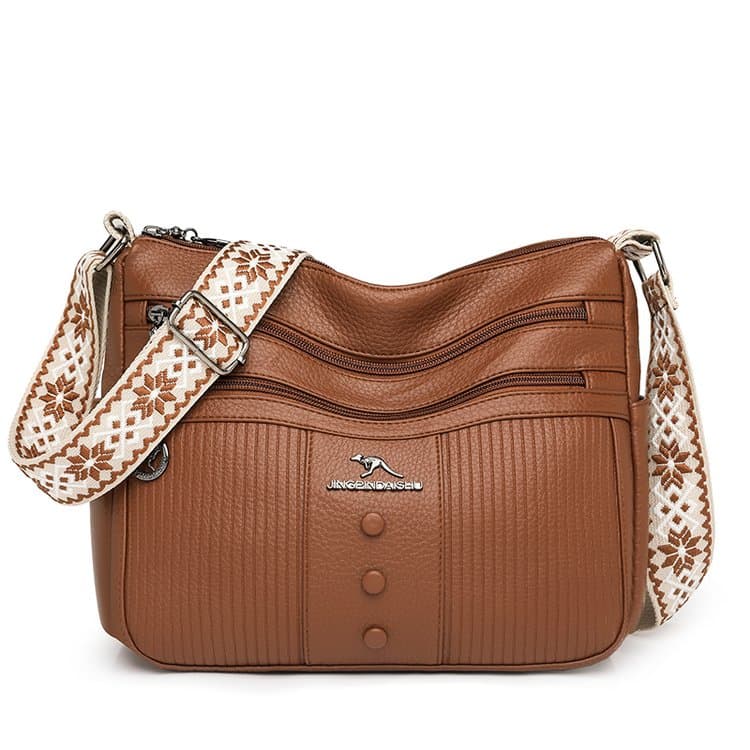 Женская модная большая вместительная сумка на плечо, сумка через плечо