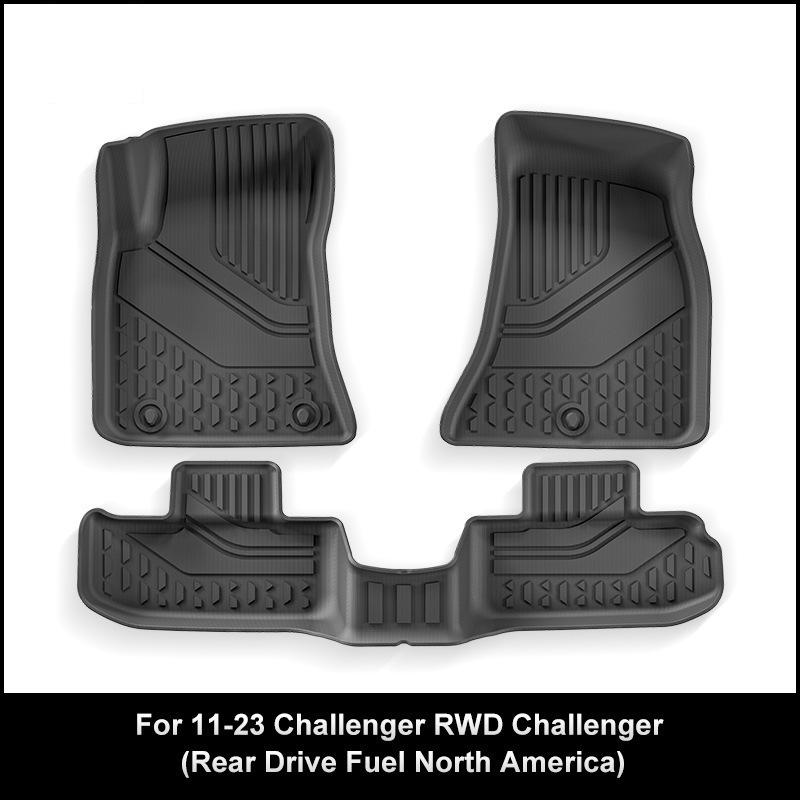 Всепогодные ТПЭ коврики для Dodge Challenger 2011-2023