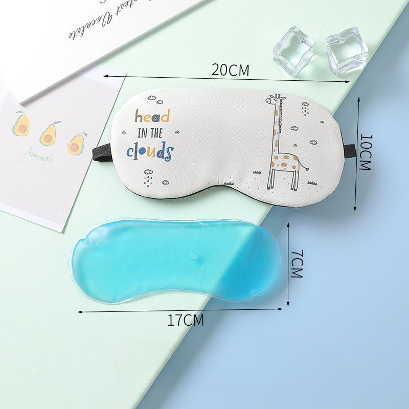 Маска для глаз, козырек для сна, дышащая маска для снятия напряжения с глаз, детская студенческая общежития, спальная маска для глаз со льдом, женская
