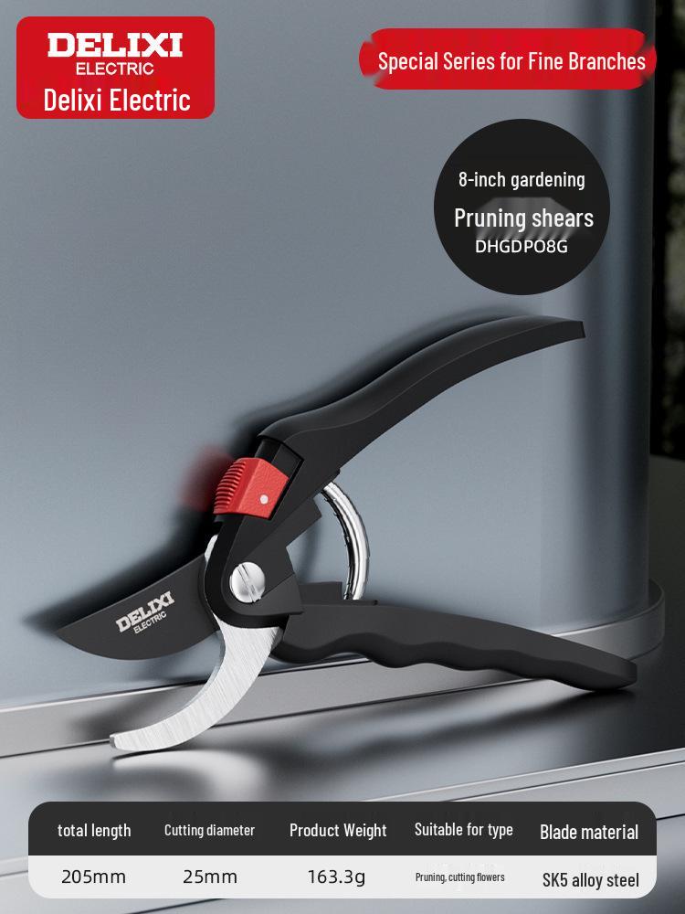 Электрические секаторы Delixi для садоводства, обрезки ветвей и плодовых деревьев