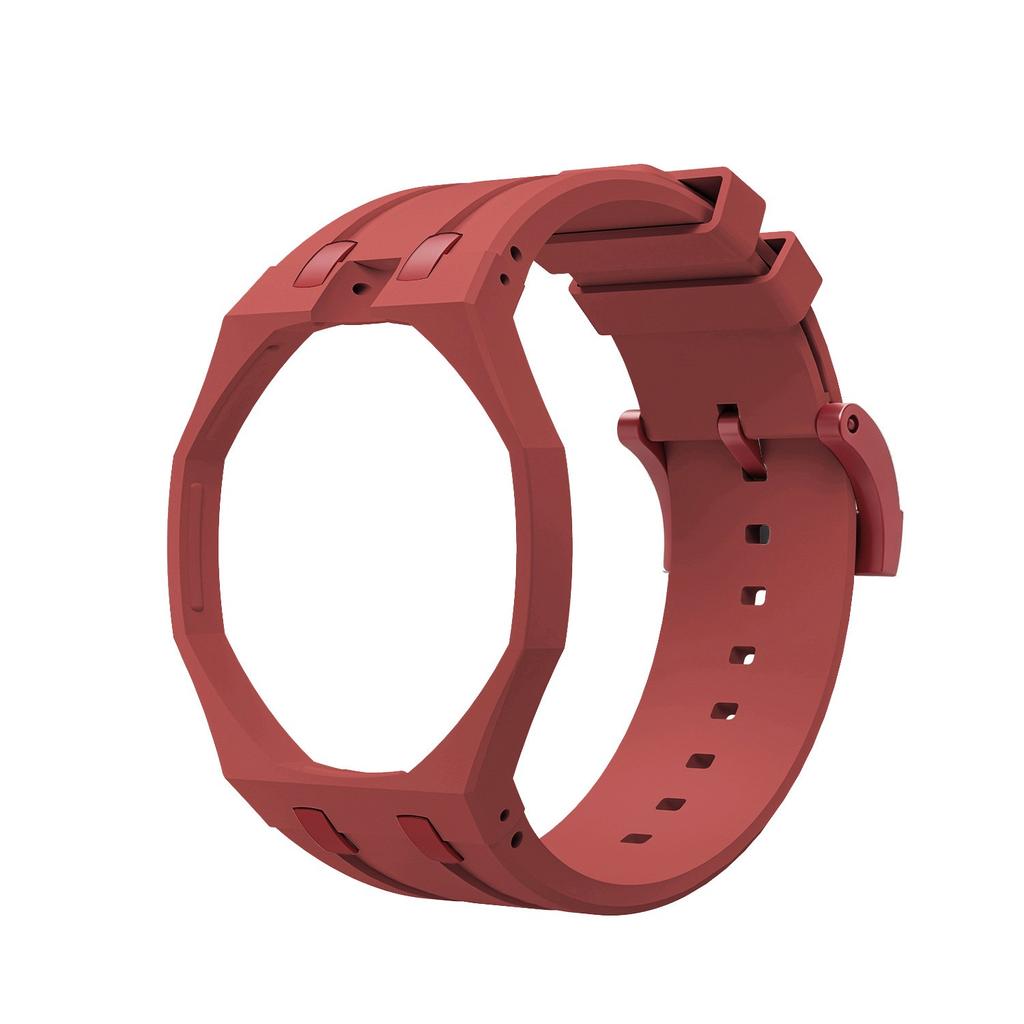 Биокерамический Мод-комплект Для Swatch x AP Royal POP Биокерамический Корпус Силиконовый Ремешок Преобразование Карманных Часов в Наручные Запасная Деталь