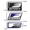 Эмблема F SPORT Наклейки на автомобиль 3D Металлический Авто логотип Значок Наклейка Для Lexus GS IS LS500h ES260 ES300h RX350h NX260 LM LC RZ450e T