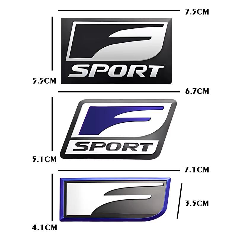 Эмблема F SPORT Наклейки на автомобиль 3D Металлический Авто логотип Значок Наклейка Для Lexus GS IS LS500h ES260 ES300h RX350h NX260 LM LC RZ450e T