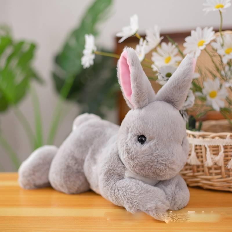 Plush Rabbit Simulation Stuffed Toy Animal Dolls Room Decoration Kids Gifts