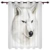 Шторы Животное Белый Волк для Спальни Гостиной Драпировка Кухня Детская Комната Занавеска для Окна Современный Домашний Декор