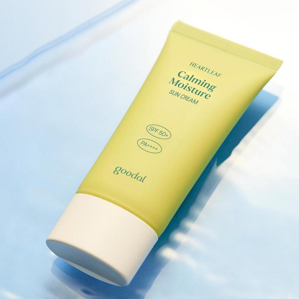 Goodal HEARTLEAF Calming Moisture Vegan SUN CREAM SPF 50+ PA++++ 50ml