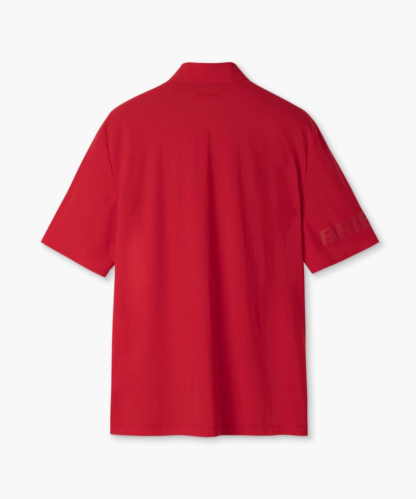 Beulipinggolpeu Men'S Sleeve Logo Point Polo Shirt_Red