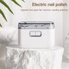 Электрическая машинка для стрижки ногтей, 2-скоростная стрижка и шлифовка ногтей, автоматическая машинка для стрижки ногтей 2-в-1, регулируемый триммер для ногтей