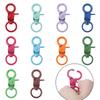 2-5pcs Color Spray Paint Lobster Buckle Cute Key Ring Connector Chain For DIY Making