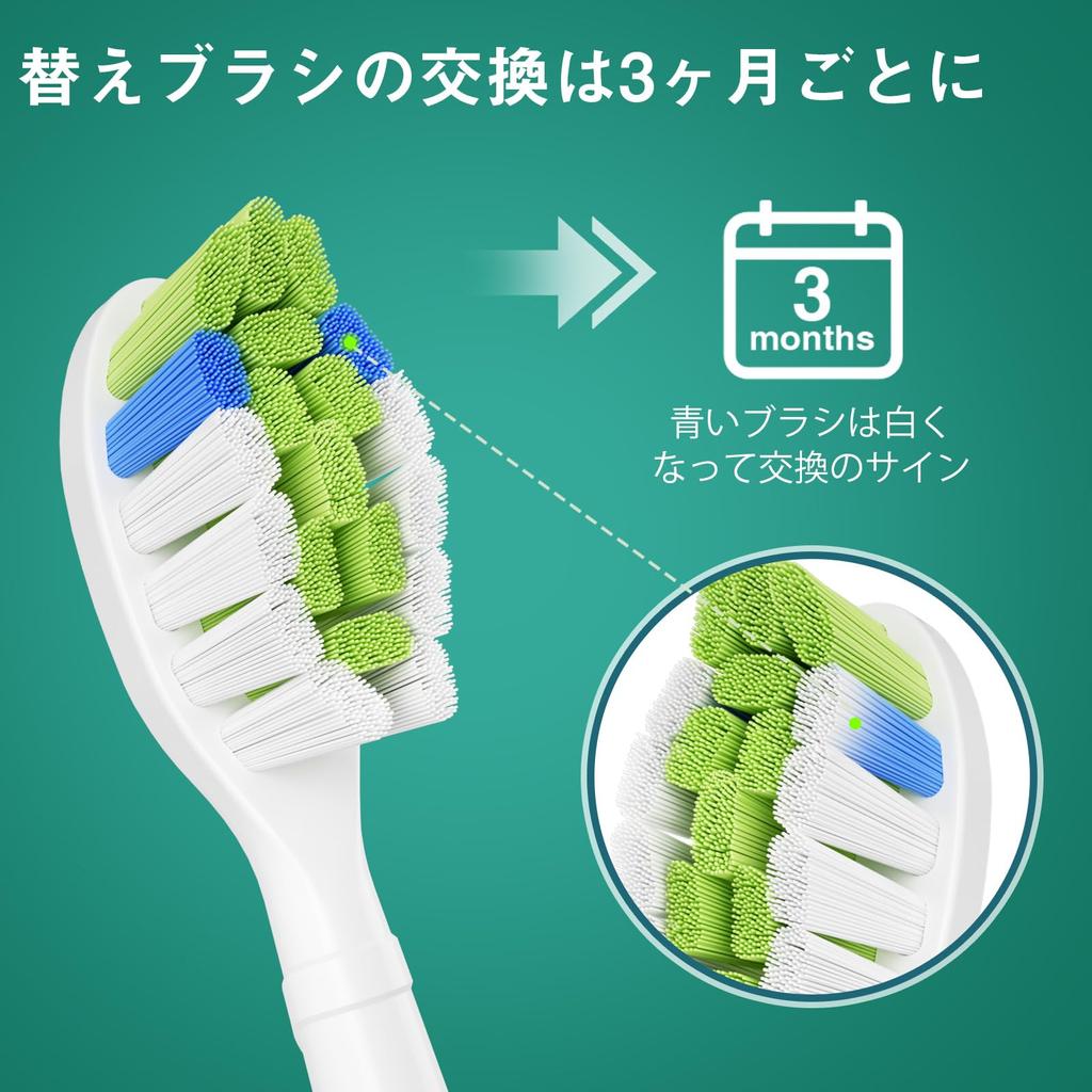 Dealswin Сменные насадки для электрических зубных щеток Philips Sonicare Совместимы с Удаление налета Пятна Обычный размер Подходят для дома и
