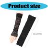 Lace Flower Arm Covers Sun Protective Arm Sleeves Women Fashion Arm Protectors for Driving Cycling and Outdoor Activity