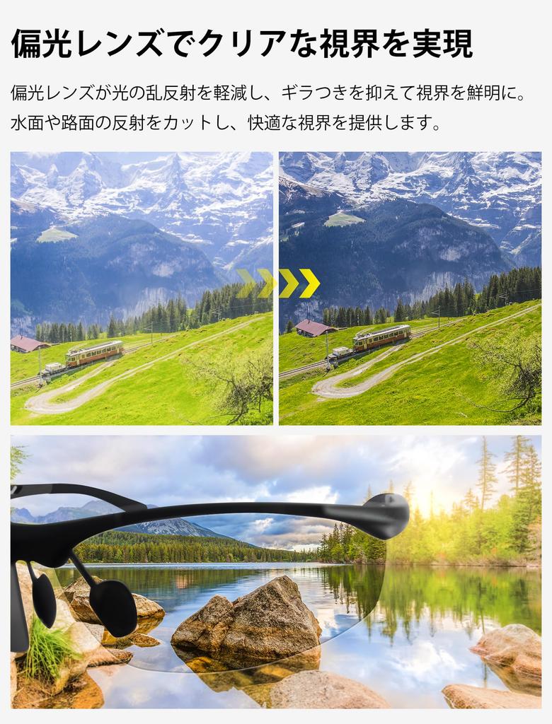 Спортивные УФ для и Пешего туризма H.Nest Солнцезащитные очки, Поляризованные, Сверхлегкие, Защита, Вождение, Рыбалка, Гольф, Бег, (Ледяной синий/Графитовый)