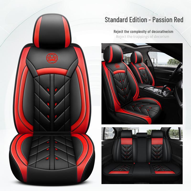 Universal Car Seat Cushion for Great Wall Cannon Pickup, Haval H6, Big Dog M6, First Love F7. Leather Full Cover Seat Cushion.