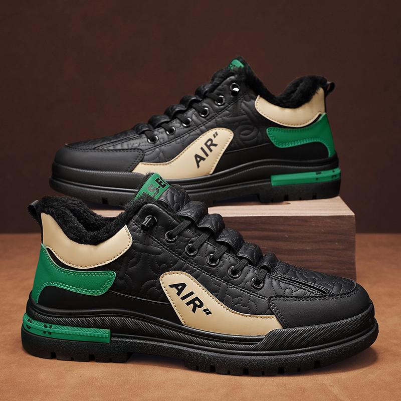 Роскошная зимняя обувь, мужские повседневные кроссовки, очень теплые плюшевые зимние ботинки для мужчин, обувь для тенниса, скейтборда, обувь с высоким берцем