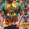 Summer 3d Abstract Print Short Sleeve T-shirt Unisex's Casual Creativity T-shirt
