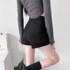 2025 Новые Весенне-Осенние Шорты с Высокой Посадкой для Женщин - Облегающие Леггинсы для Горячей Девушки, Горячие Шорты