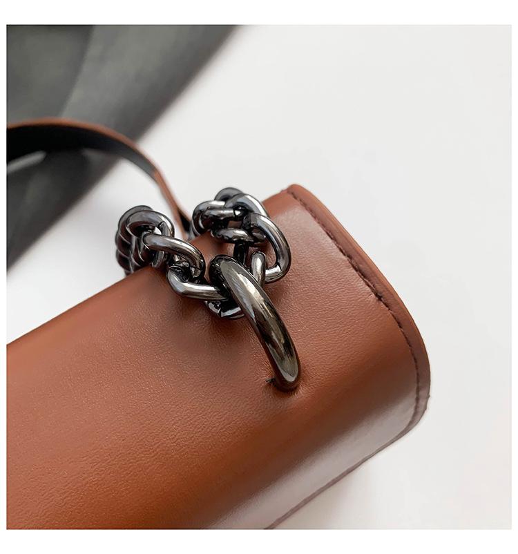 Модная женская квадратная сумка через плечо на цепи 2025 года