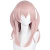 LAOBAO Cosplay Sasuga Long Pink Wig with Costume Accessory for School and Events Wig, Inui, Heat-Resistant, Twintails, Parties, Halloween, Festivals,