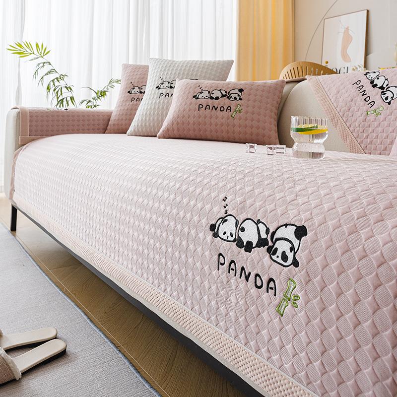 Summer Sofa Cushion Seat Cushion for Summer Simple Modern Cool Non-Slip Sofa Cover Cloth Cover Cover