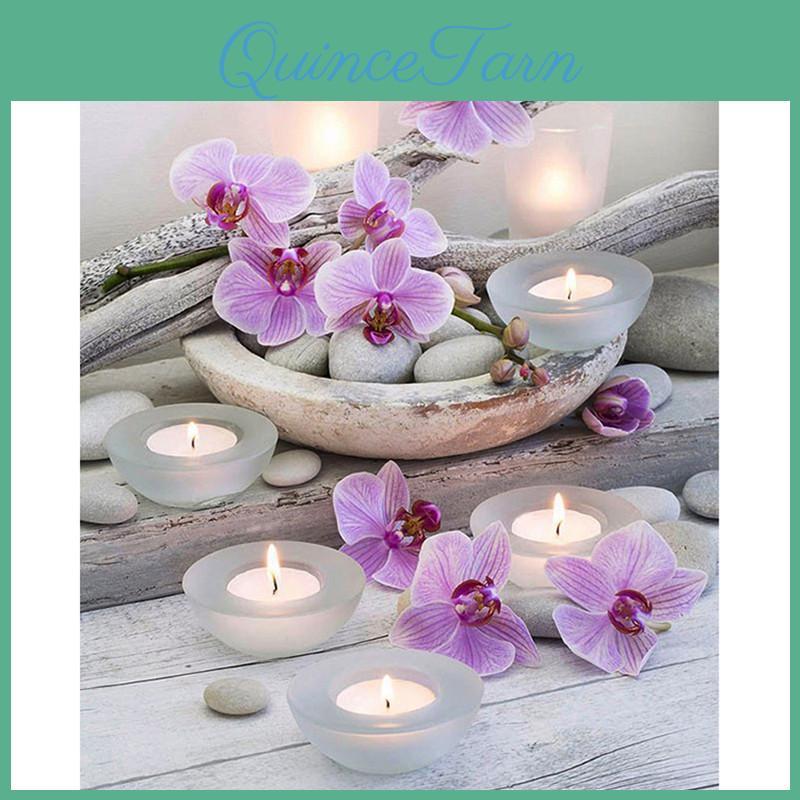 5d Diamond Full Painting Diy Candlelight And Flower Diamond Embroidery Full Lay Cross Stitch Home Decor Handmade Gift