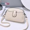 Cozy Up Litchi Pattern Single Shoulder Crossbody Bag Fashion Commuter Bag