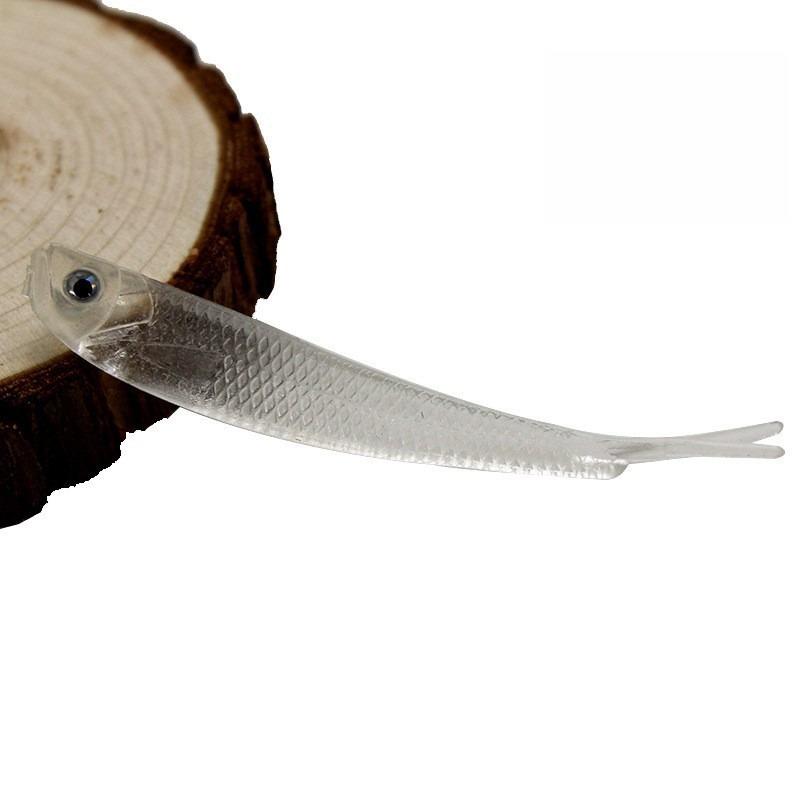 10PCS hook small fish bag lead fish 7.5cm6.5g color bag lead soft fish sea fishing, fishing supplies