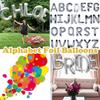 Шары Буквы Большие 40 Дюймов Серебряные Гелиевые Воздушные Фольгированные День Рождения Свадьба Вечеринка