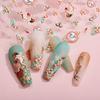 New Cartoon Nail Art Stickers Embossed 5D Three-dimensional Retro Nail Art Accessories Children's Nail Stickers