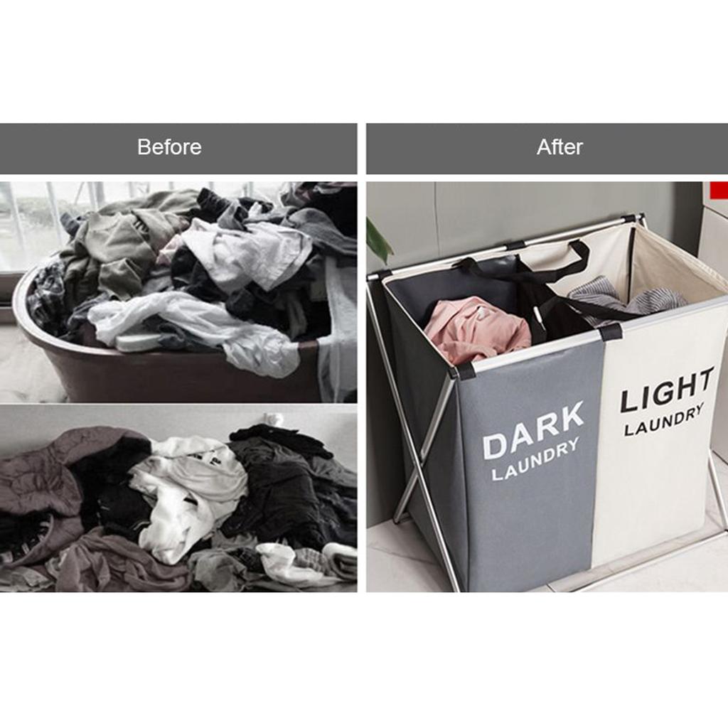 Oxford Fabric Dirty Clothes Storage Basket Laundry Basket Laundry Hamper Dirty Clothes Sorter