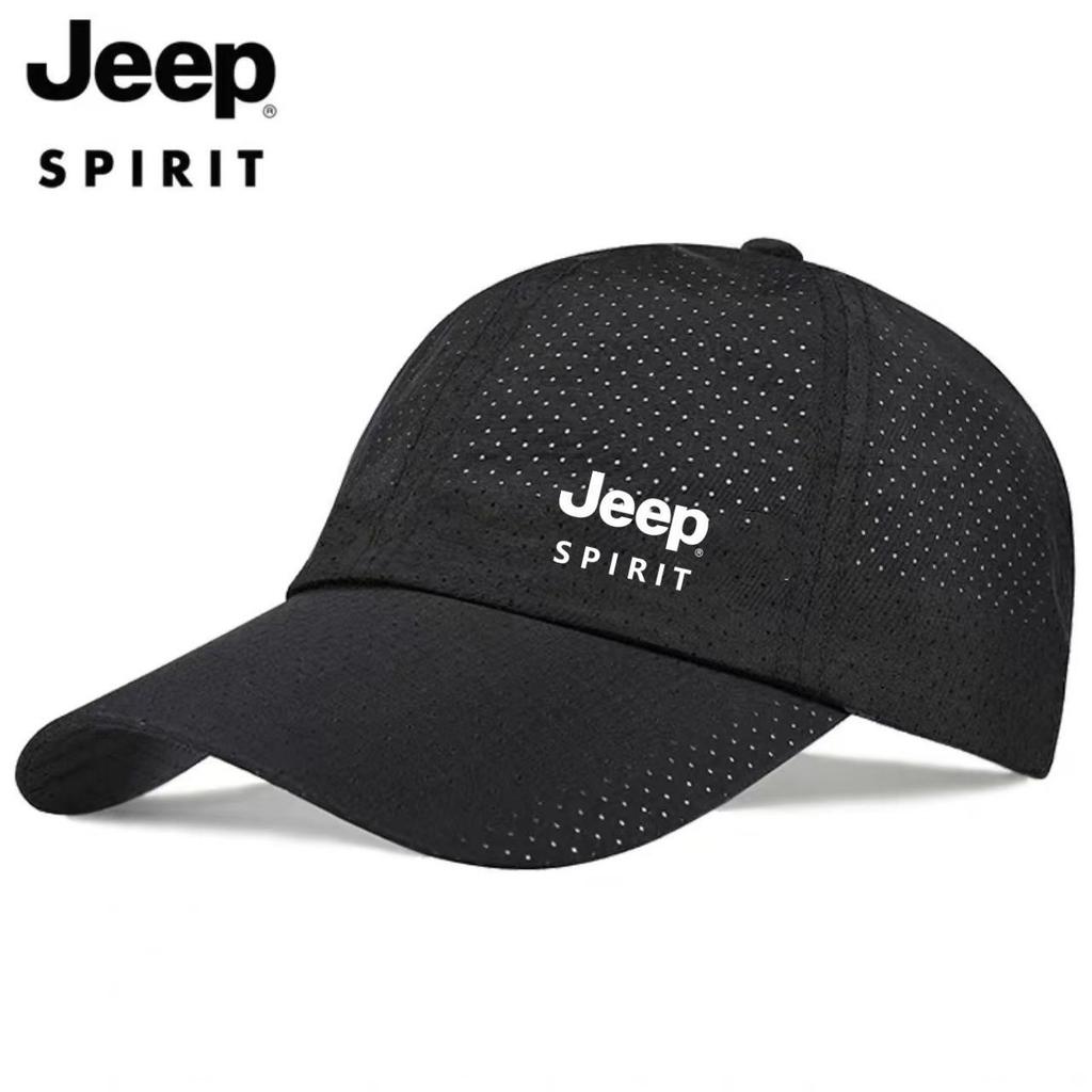 AIY5 JEEP Spirit Quick drying Sports Hat Men's and Women's Duck billed Hat Spring/Summer Baseball Hat Breathable Sunscreen Hat