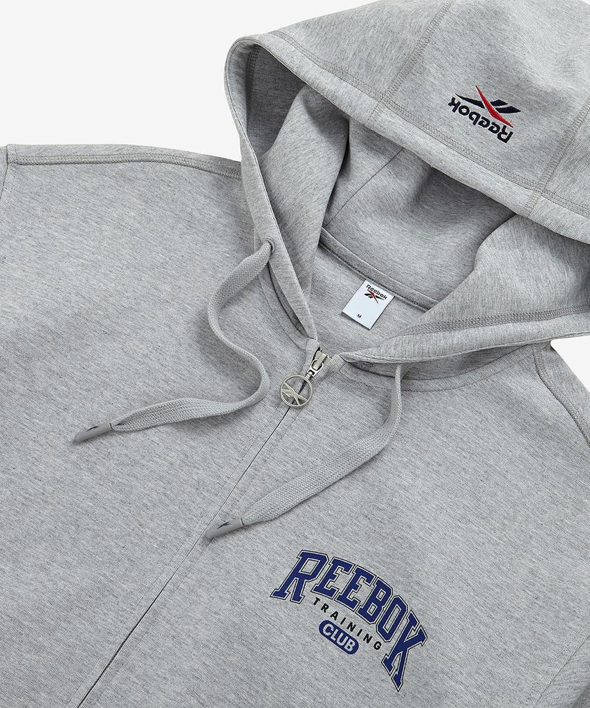 Reebok Толстовка на молнии Rtc - Серая