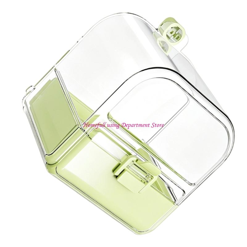 Small Bird Bath and Cup Accessory, Hanging Birdcage Station for Companion Birds and Regular Cage Routines