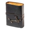 Vintage Rustic Leather Journal Design-Lock Closure, Antique Blank Paper-Book