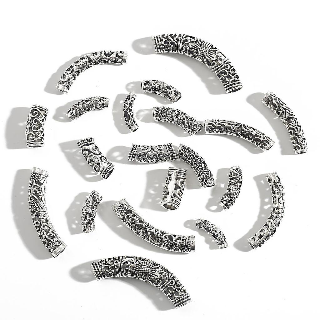 3-10Pcs Zinc Alloy Tube/Hanger Charm Bead for Beading Jewelry Diy Craft Fit Bracelet Charms Connectors Making