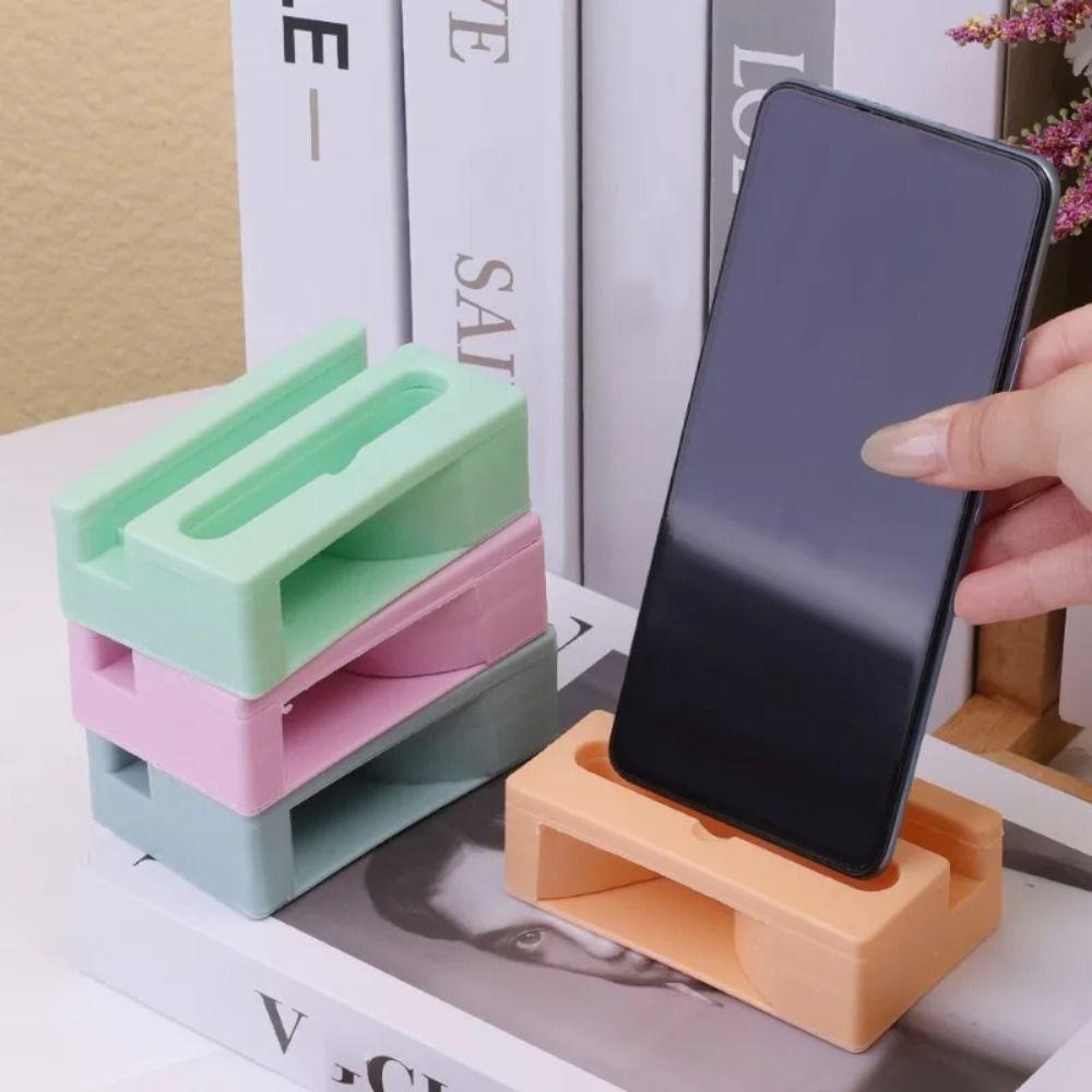 Plastic Cell Phone Stand Vertical Phone Stand Sound Amplifier Mobile Phone Accessories