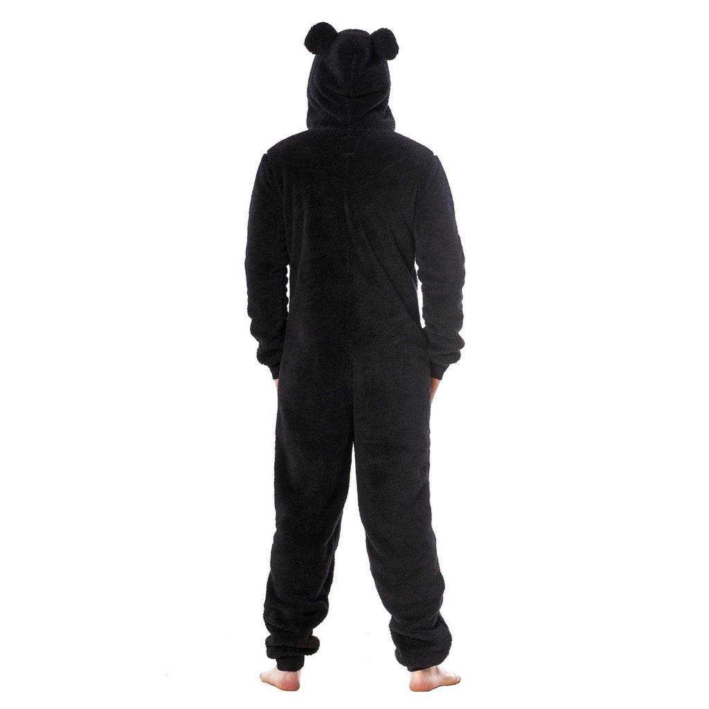 Keanu Mens Gorilla Head Fleece Jumpsuit