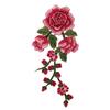Embroidered Patches Floral Long String Flowers Embroidery Patches Iron On Patch Clothes Sticker