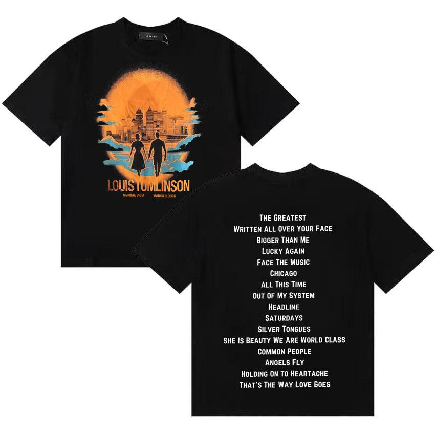 Louis Tomlinson Trendy Album 2026 T Shirt Unisexs Women Summer Short Sleeve Casual Tshirts High Quality Oversized Tshirt Fans Gift