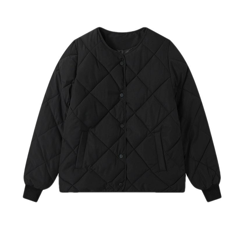 Новая тонкая хлопковая куртка для женщин, короткая одежда на осень и зиму, модная свободная корейская хлопковая куртка, маленькая куртка