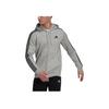 adidas Мужская куртка с капюшоном и длинным рукавом, накидка с логотипом, серая HB0041