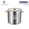 Коммерческий суповой котел из нержавеющей стали 304 с крышкой