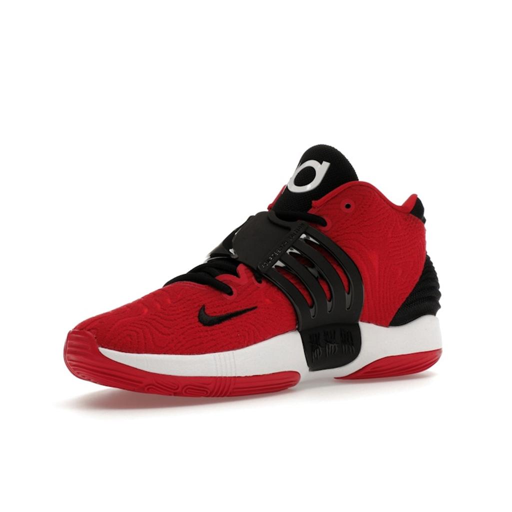 Nike KD 14 TB University Красные мужские кроссовки Белые Черные DA7850-600