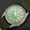 Б/У винтажные мужские часы SEIKO 5 AUTOMATIC 7019A из Японии с зеленым циферблатом a433425-2 R116-a433425