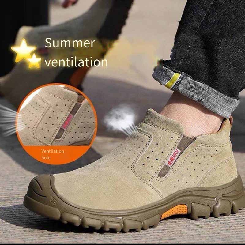 Защитные водонепроницаемые рабочие ботинки Безопасные жаростойкие сварочные ботинки Ботинки с композитным подноском Мужские противоударные, устойчивые к проколам защитные ботинки