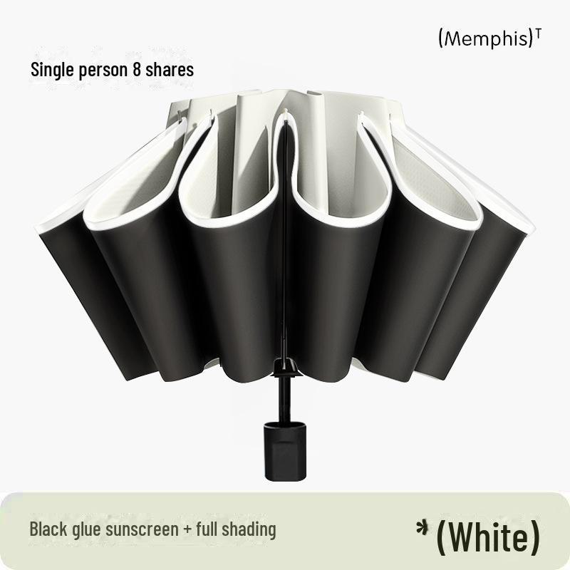 Автоматический складной зонт из 72 костей для мужчин и женщин — большой, двойного назначения: от солнца и дождя