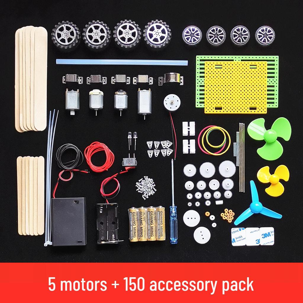 DIY High-Speed Miniature DC Motor Gearbox for Science Models