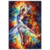 3D Diamond Embroidery Painting Cross Stitch Round Rhinestone Painting People Dancing