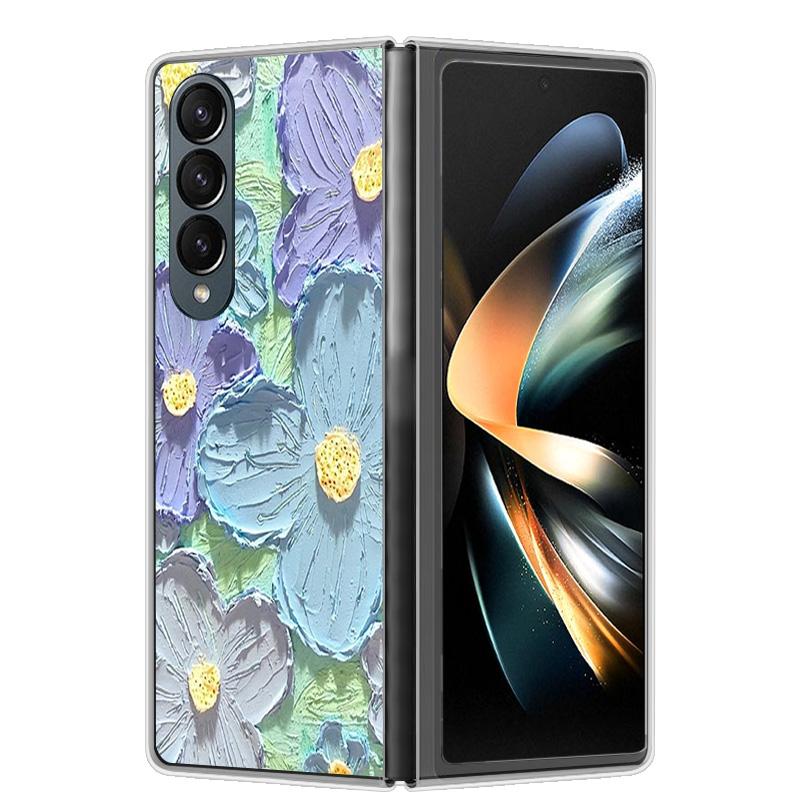 Чехол для Samsung Z Fold 4 ZFold 5 4 5G Жесткий прозрачный чехол для телефона для Samsung Galaxy Z Fold4 Fold5 Ударопрочный бампер Fundas